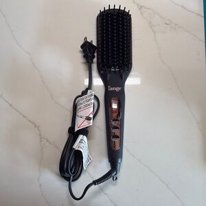 L'ange Black Hair Straightening Brush